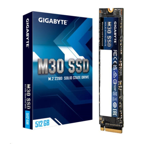 BAZAR - GIGABYTE SSD 512GB M30, NVMe - Po opravě (Bez příšlušenství)