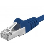 Premiumcord Patch kabel CAT6a S-FTP, RJ45-RJ45, AWG 26/7 3m, modrá