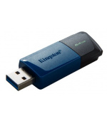 Kingston Flash Disk 64GB USB3.2 Gen 1 DataTraveler Exodia M (Black + Blue)