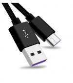 PremiumCord Kabel USB 3.1 C/M - USB 2.0 A/M, Super fast charging 5A, černá, 1m