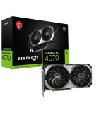 MSI VGA NVIDIA GeForce RTX 4070 VENTUS 2X E1 12G OC, 12G GDDR6X, 3xDP, 1xHDMI