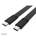 AKASA kabel USB-C na USB-C, 20G, 46W PD, 4K@60Hz, 1m