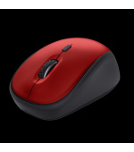 BAZAR - TRUST myš Yvi+ Wireless Mouse Eco Red, červená - Poškozený obal (Komplet)