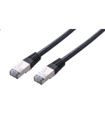 C-TECH kabel patchcord Cat5e, FTP, černý, 2m