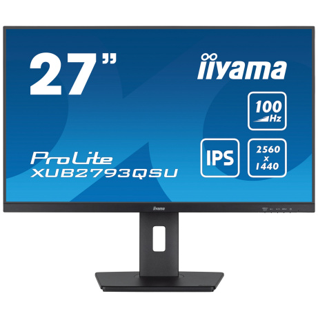 iiyama ProLite/XUB2793QSU-B6/27"/IPS/QHD/100Hz/1ms/Black/3R