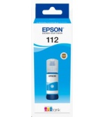 EPSON ink bar 112 EcoTank Pigment Cyan ink bottle