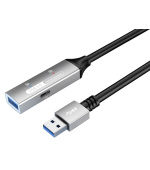 PREMIUMCORD USB 3.2. repeater a prodlužovací kabel Male-Female, 5Gbps Aluminium 5m