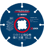 Bosch víceúčelové řezné kotouče EXPERT Carbide Multi Wheel X-LOCK 115 mm, 22,23 mm