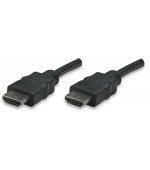 MANHATTAN kabel High Speed HDMI 3D, Male to Male, stíněný, černý, 7,5m