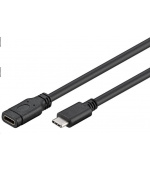 PremiumCord Prodlužovací kabel USB 3.2 generation 2, C/male - C/female, 1,5m