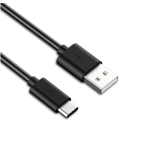 PremiumCord Kabel USB 3.1 C/M - USB 2.0 A/M, rychlé nabíjení proudem 3A, 10cm, černá