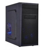 EUROCASE skříň MC X203 black, micro tower, without fans, 2x USB 2.0