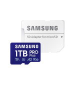 Samsung PRO Plus/micro SDXC/1TB/UHS-I U3 / Class 10/+ Adaptér/Modrá