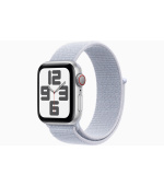 Apple Watch SE Cell/40mm/Silver/Sport Band/Blue Cloud