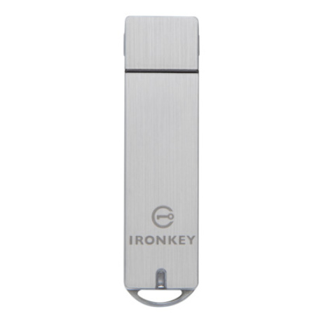 Kingston IronKey S1000 Encrypted/64GB/USB 3.0/USB-A/Stříbrná