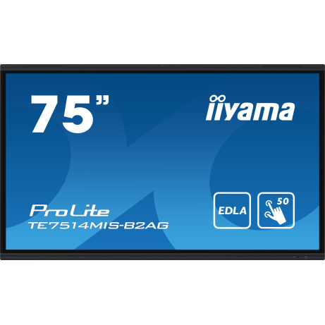 75" iiyama TE7514MIS-B2AG:IPS,4K,USB-C,EDLA