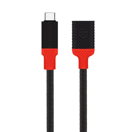 Tactical Pin4Fun Adapter USB-C/Lightning 0,1m Black/Red