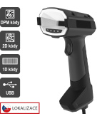 VIRTUOS - DPM CCD 2D čtečka Virtuos HT-880DPM, USB, tmavě šedá