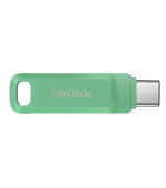 SanDisk Flash Disk 256GB Ultra Dual Drive Go, USB-C 3.2, Zelená