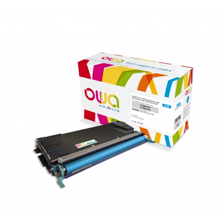 OWA Armor toner kompatibilní s Lexmark C748H1CG;X748H1CG, 10000st, modrá/cyan