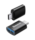 Baseus ZJJQ000001 Ingenuity Mini OTG Adaptér z USB-A na USB-C Black