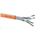 Instalační kabel Solarix SSTP, Cat7, drát, LSOH, cívka 500m SXKD-7-SSTP-LSOH