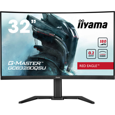 iiyama G-Master/GCB3280QSU-B2/31,5"/VA/QHD/180Hz/0,2ms/Black/3R