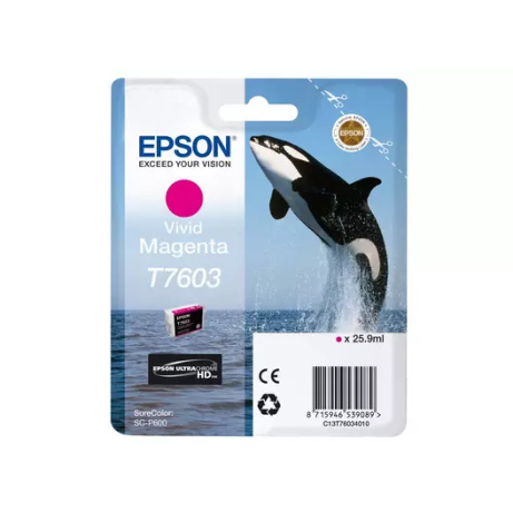 Epson T7603 Ink Cartridge Vivid Magenta