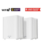 ASUS ZenWifi BD4 2-pack, WiFi7 Extendable Router, AiMesh, 2x WAN/LAN