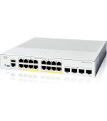 Cisco Catalyst switch C1300-16P-4X (16xGbE,4xSFP+,16xPoE+,120W,fanless)