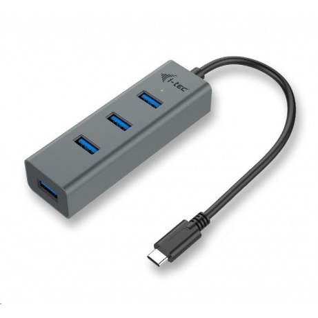 i-tec USB-C Metal 4-portový HUB