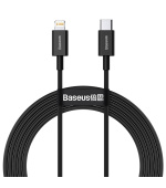 Baseus Datový kabel Superior Series USB-C/Lightning 20W 2m černý