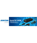 AVACOM QuickTIP 250W - univerzální adaptér pro notebooky + 8 konektorů