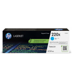 HP 220X Cyan Original LaserJet Toner Cartridge (5,500 pages)