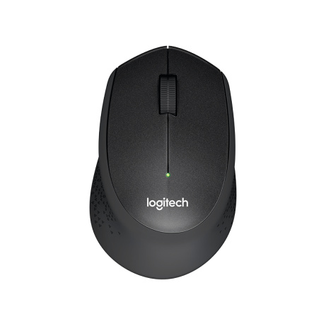 Logitech M330/Kancelářská/Optická/Pro praváky/1 000 DPI/Bezdrátová USB/Černá