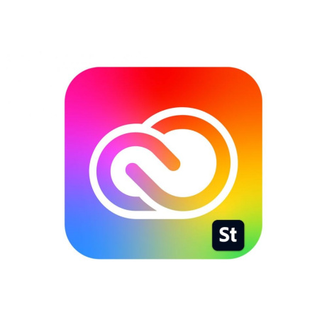 Adobe Creative Cloud for teams All Apps with Adobe Stock MP ENG COM NEW 1 User, 1 Month, Level 1, 1-9 Lic