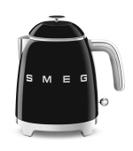 Smeg KLF05BLEU mini rychlovarná konvice, 0,8 l / 3 šálky, 1400 W, styl 50. let, černá