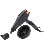 BaByliss Italian Air Pro 2200 6719DE fén na vlasy, 2200 W, 3 teploty a 2 rychlosti, ionizace, černá