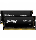 Kingston FURY Impact/SO-DIMM DDR4/32GB/2666MHz/CL16/2x16GB/Black