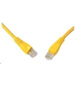 Solarix Patch kabel CAT5E UTP PVC 0,5m žlutý snag-proof C5E-114YE-0,5MB