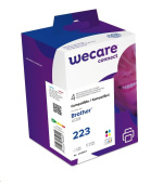 WECARE ARMOR cartridge pro Brother DCP-J4120DW, MFC-J4420DW, 4620DW, 4120DW(LC223 VAL BP), černá/CMYK, 1x12ml/3x6ml