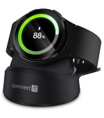 CONNECT IT Bezdrátová nabíječka WatchCharger pro Samsung Watch, Černá