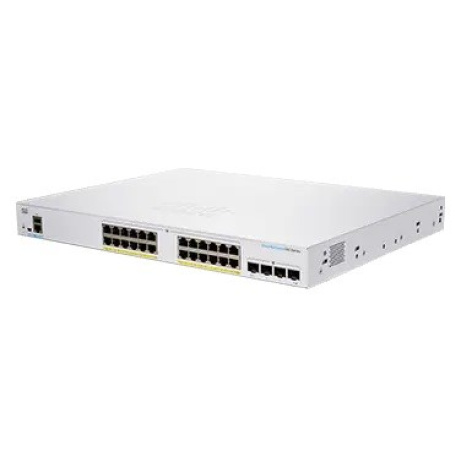 Cisco switch CBS250-24FP-4X (24xGbE,4xSFP+,24xPoE+,370W) - REFRESH