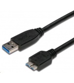 PREMIUMCORD Kabel USB 3.0 A - Micro B 3m, propojovací (M/M)