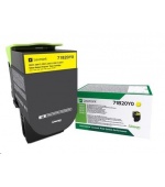 Lexmark toner pro CS/CX317, 417, 517 Yellow z programu Lexmark Return na 2 300 stran