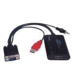 PREMIUMCORD Převodník elektronický VGA+audio na HDMI