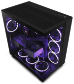 BAZAR - NZXT skříň H9 Flow dvoukomorová ATX / 4x120mm fan / až 10xfan / perforovaný top / proskl. bočnice, ROZBALENO