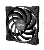 přídavný ventilátor Akasa 12 cm Alucia XS12 černý