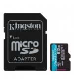 Kingston Canvas Go Plus A2/micro SDXC/512GB/UHS-I U3 / Class 10/+ Adaptér