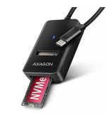 AXAGON ADM2-CM USB-C 10Gbps - M.2 NVMe & SATA SSD adaptér, kabel USB-C 10cm